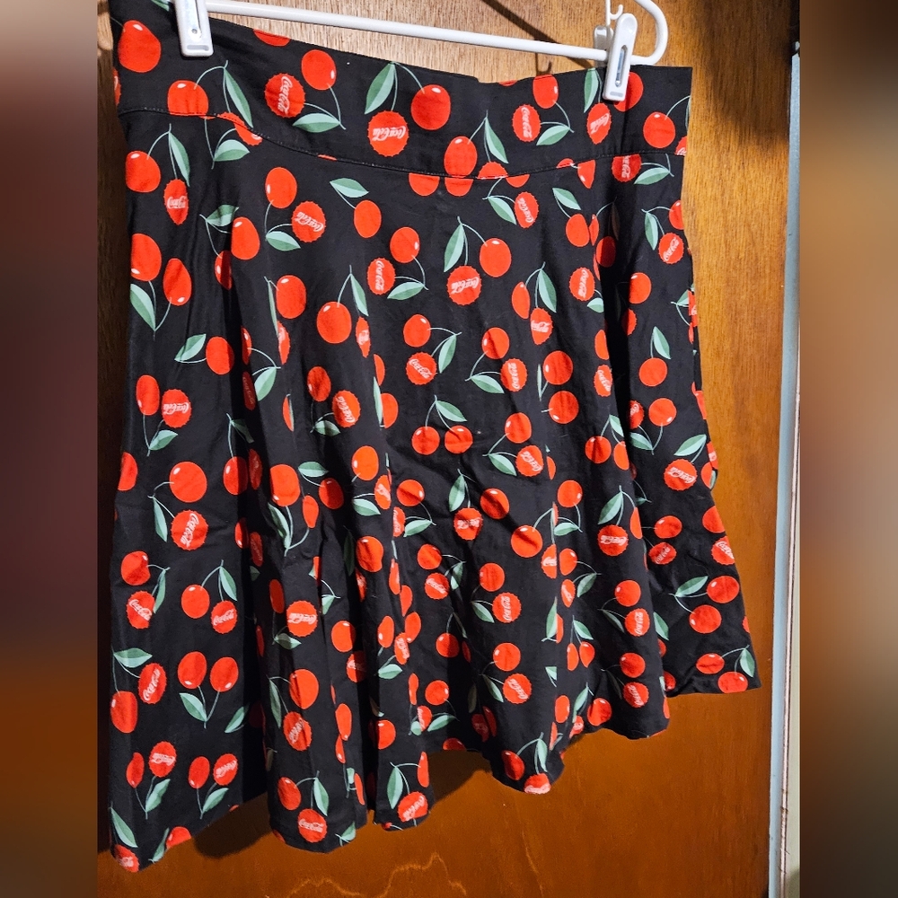 Coca-Cola Cherry Print Skirt